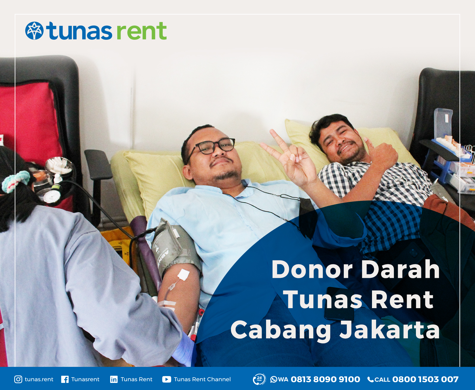 Donor Darah Tunas Rent Cabang Tendean