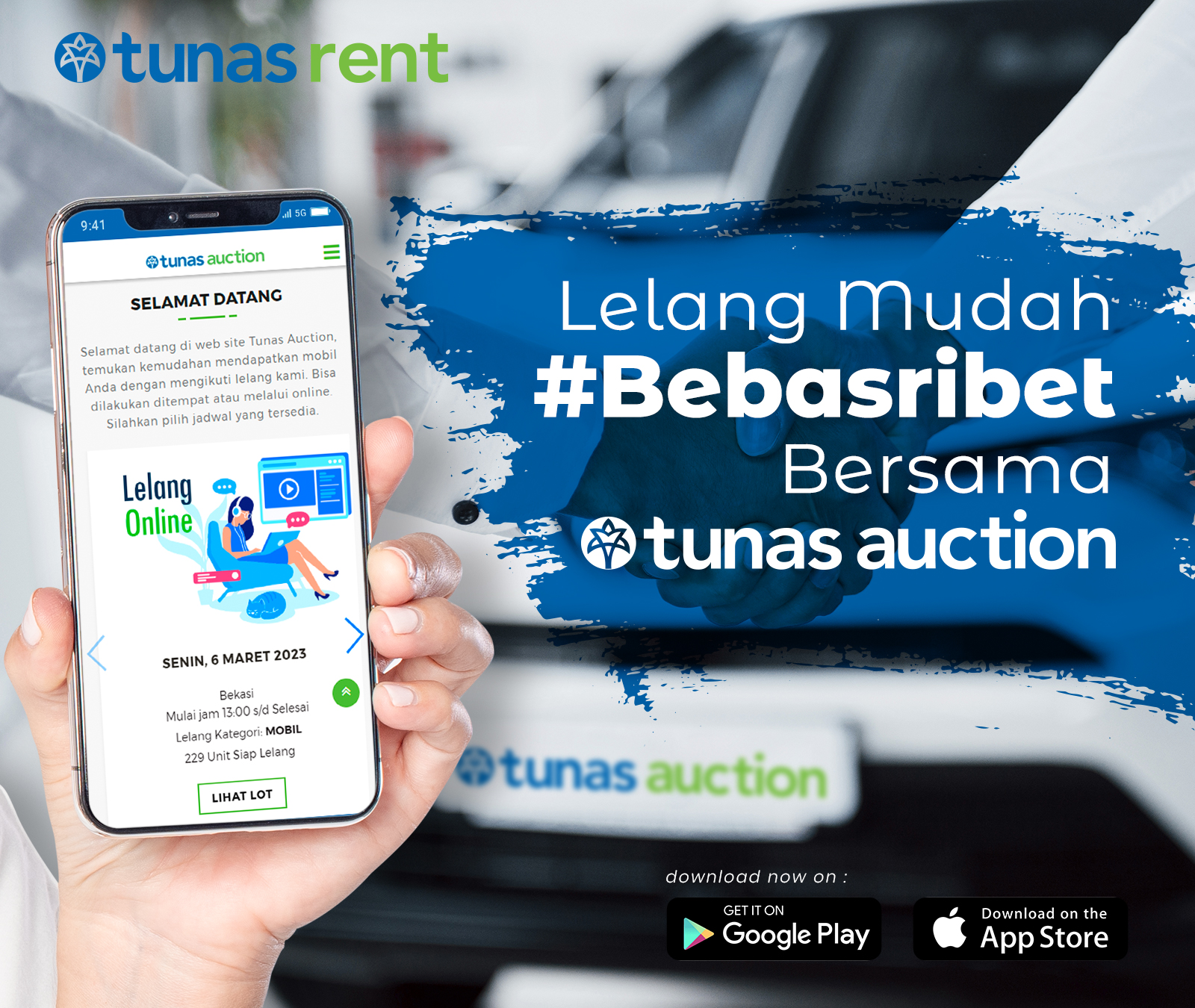 Lelang Mudah #Bebasribet Bersama Tunas Auction