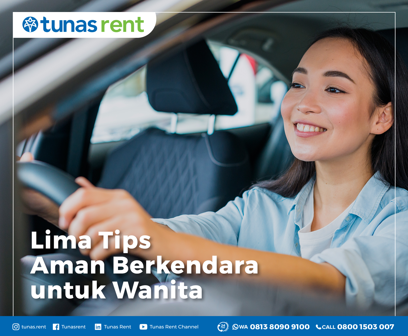 Lima Tips Aman Berkendara untuk Wanita