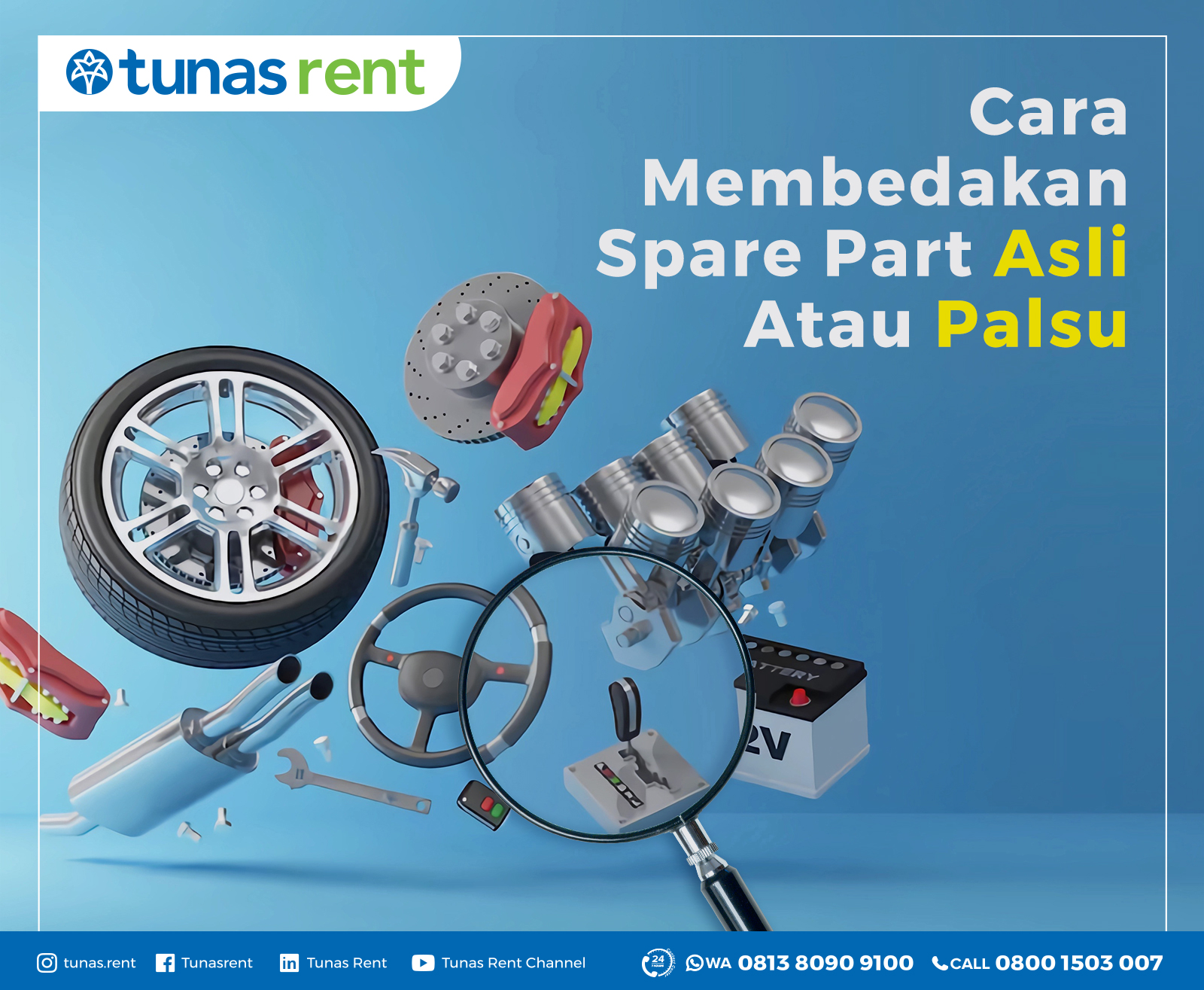 5 Cara Membedakan Spare part Asli Atau Palsu