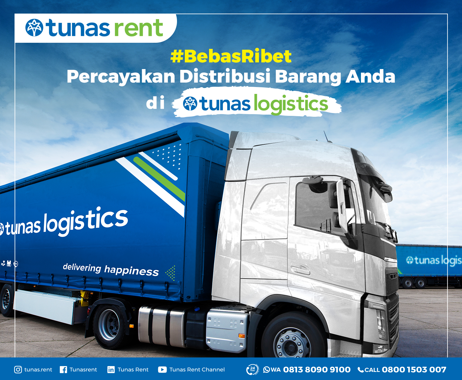 Bebas Ribet, Percayakan Distribusi Barang Anda Pada Tunas Logistics