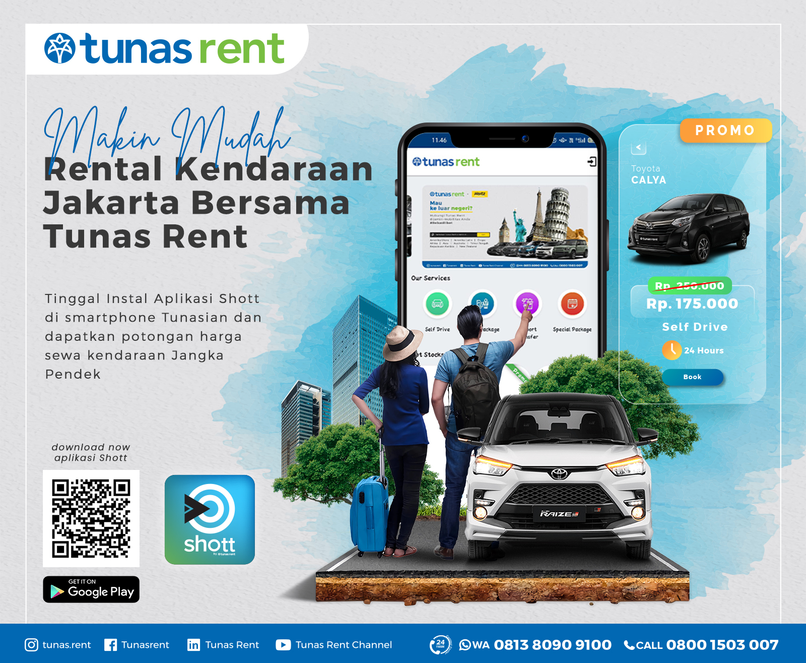 Makin Mudah Rental Kendaraan Jakarta Bersama Tunas Rent Melalui Aplikasi Shott