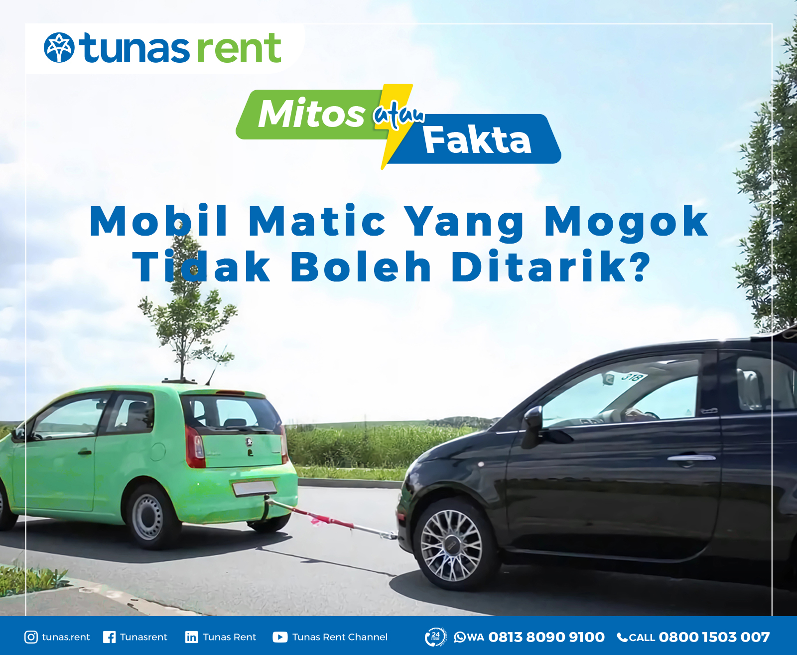 Mitos atau Fakta, Mobil Matic Yang Mogok Tidak Boleh Ditarik?