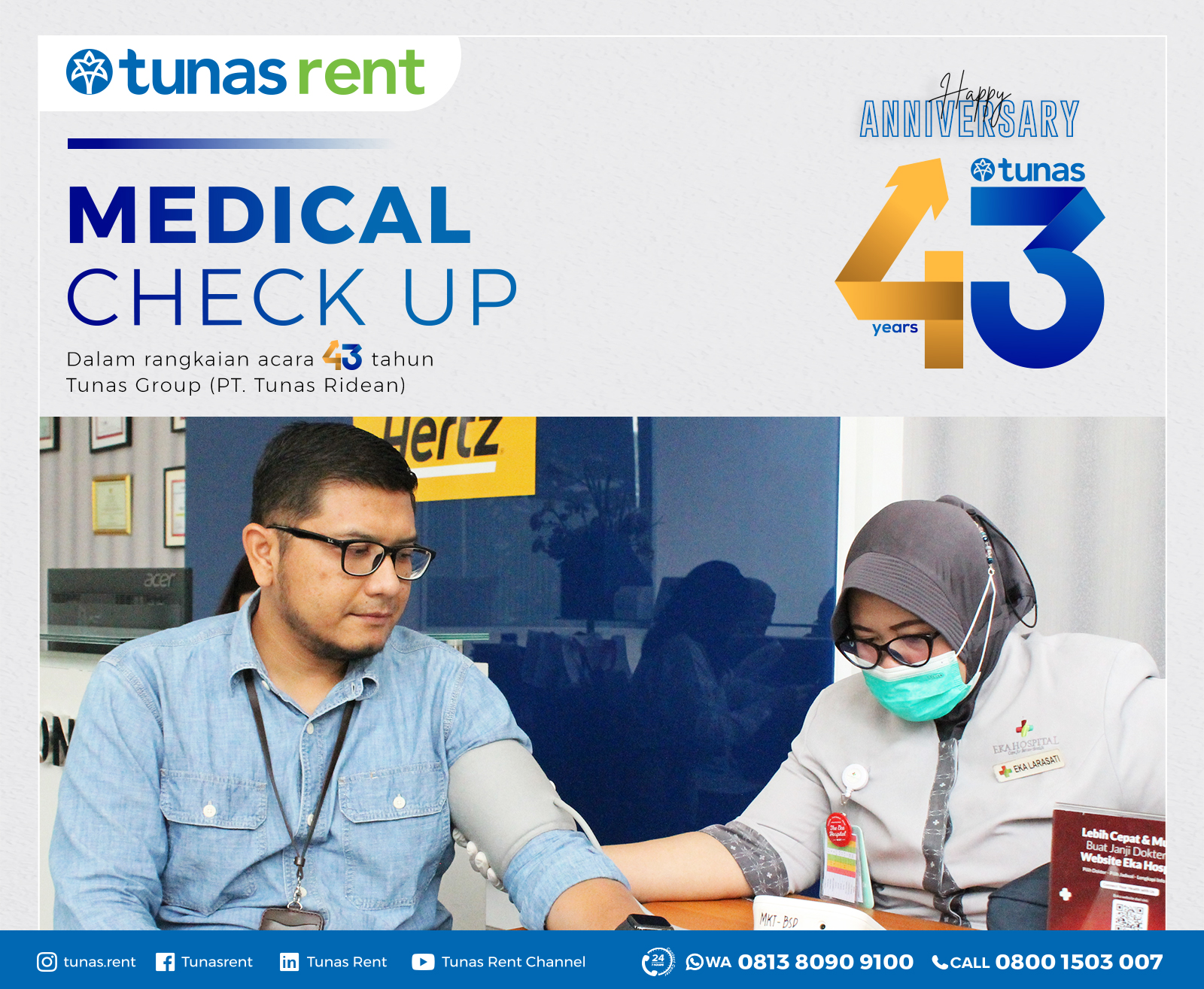 Tunas Group Anniversary - Medical Check-Up Gratis untuk Karyawan Dalam Rangka Ulang Tahun Tunas Group