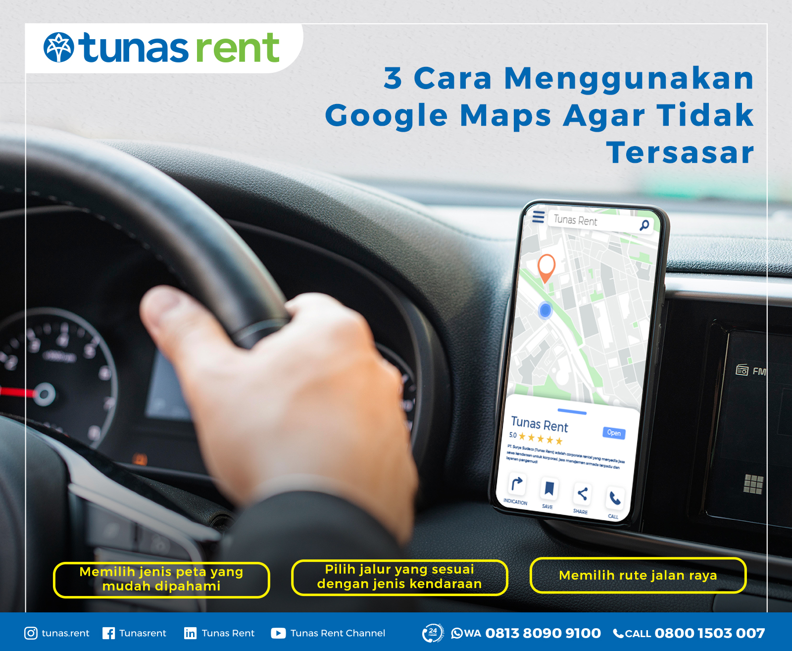 3 Cara Aman Menggunakan Aplikasi Google Maps Agar Tidak Tersasar