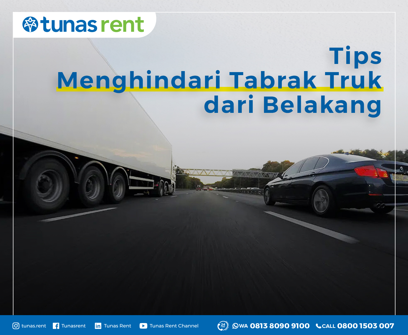 Tips Menghindari Tabrak Truk dari Belakang