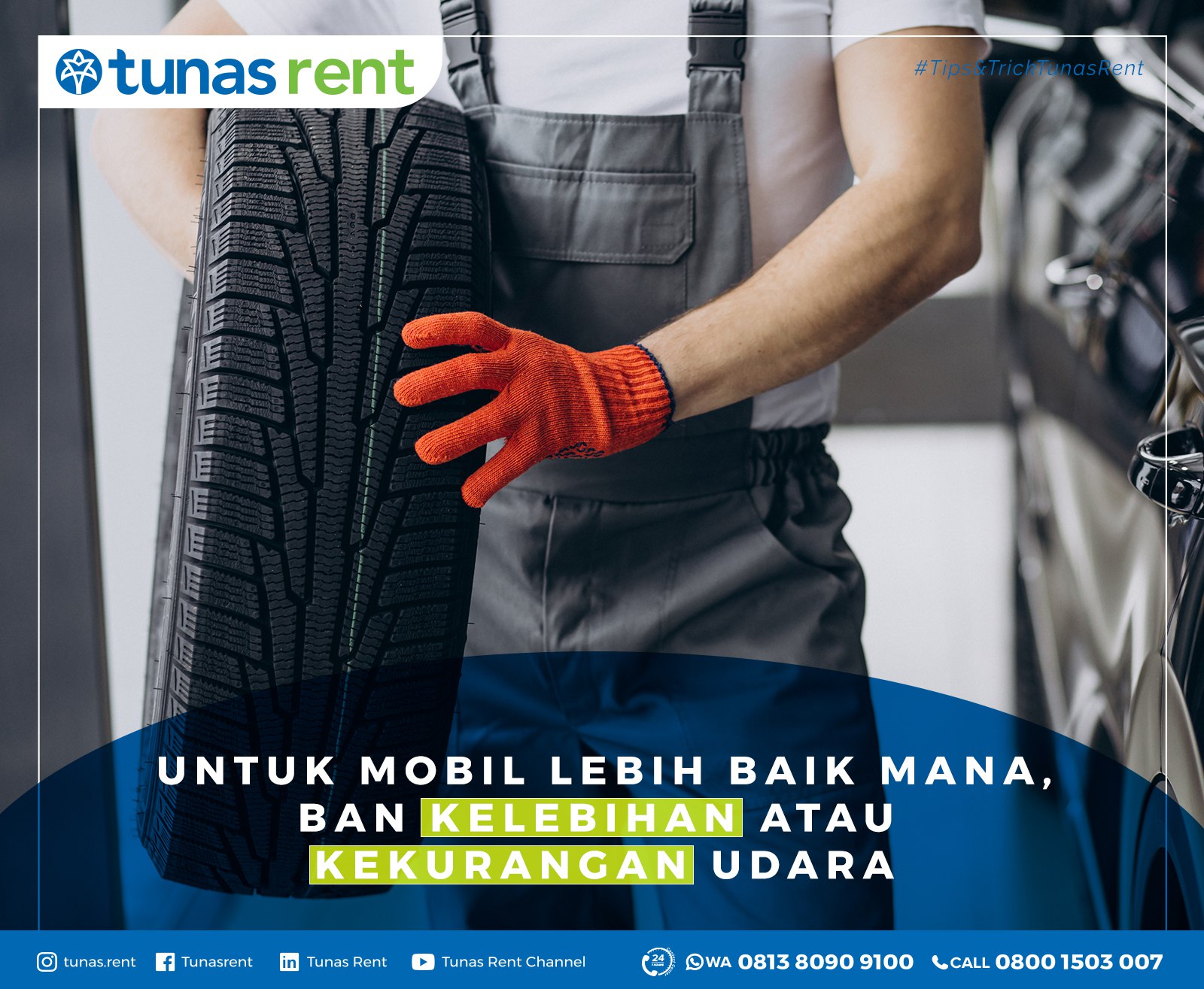 Untuk Mobil Lebih Baik Mana, Ban Kelebihan atau Kekurangan Udara? 