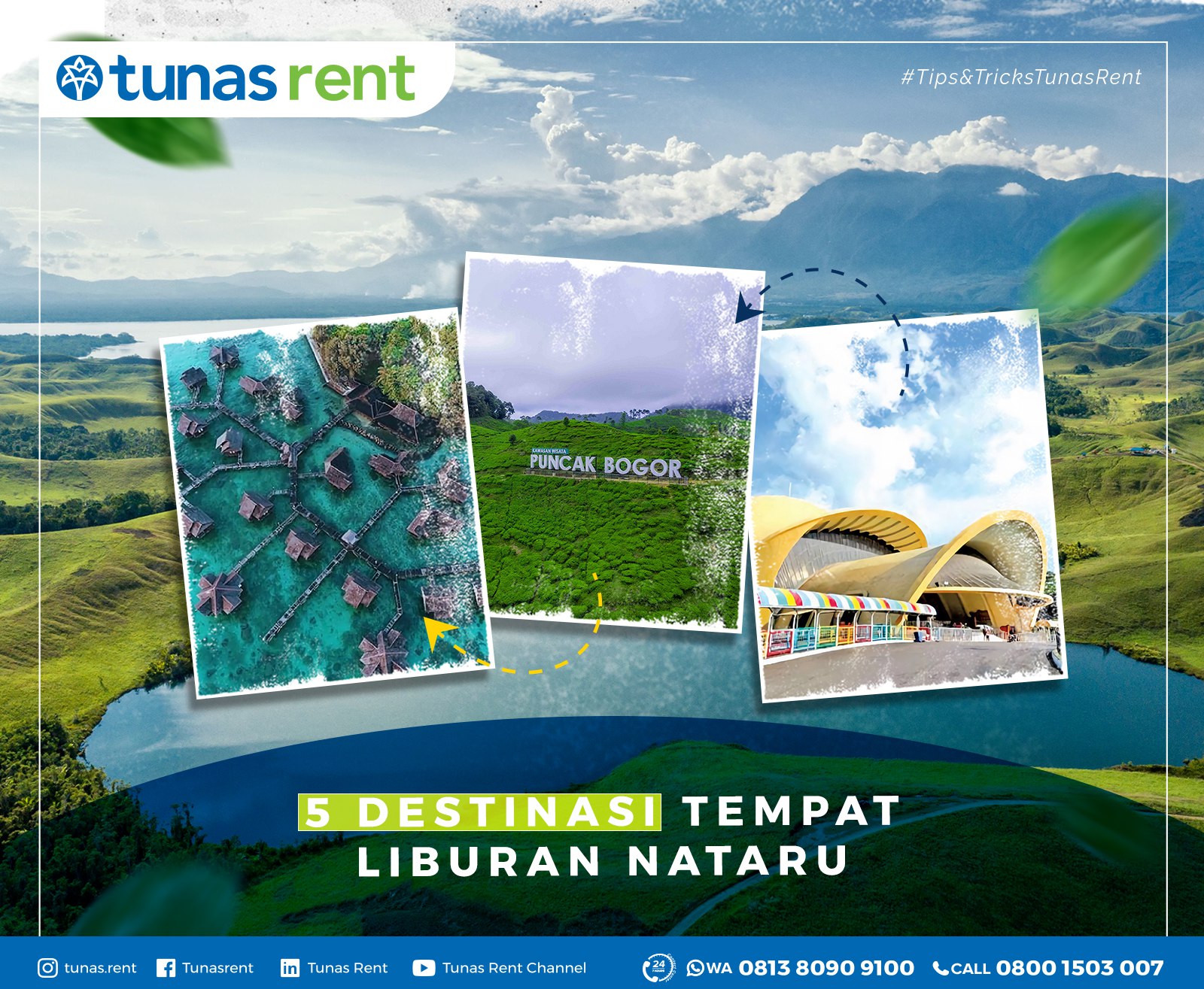 5 Rekomendasi Tempat Wisata di Jabodetabek dari Tunas Rent