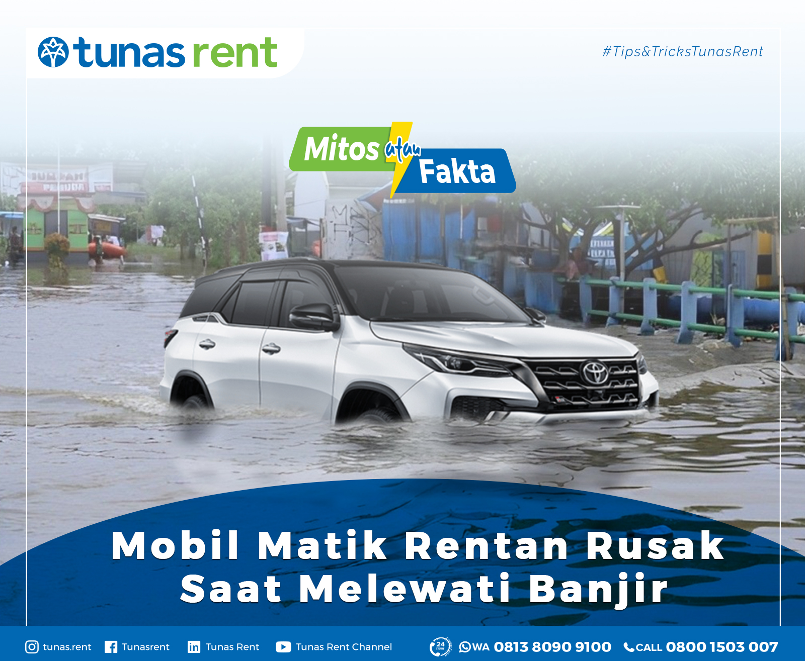 Mitos atau Fakta, Mobil Matik Rentan Rusak Saat Melewati Banjir