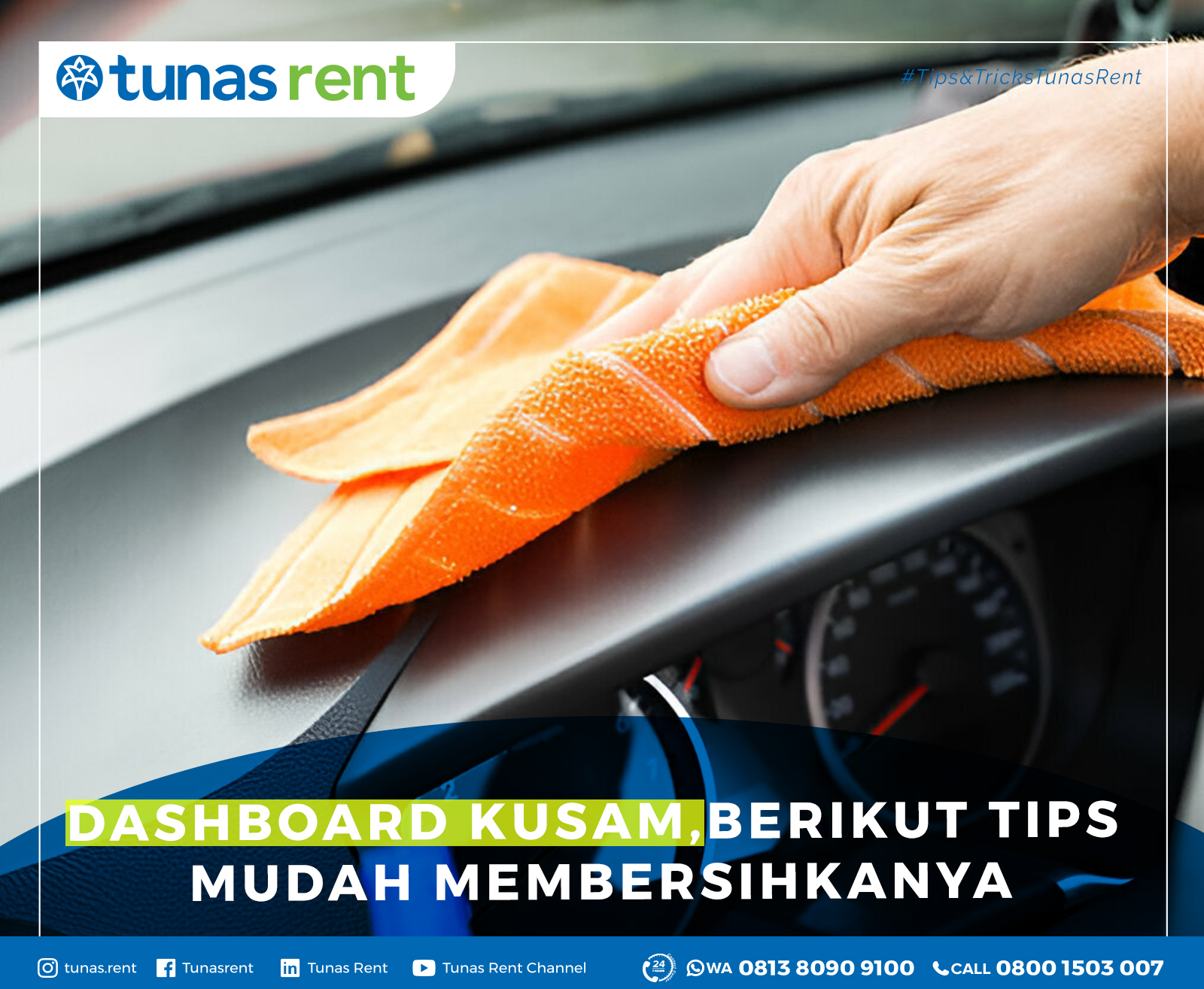 Dashboard Kusam, Berikut Tips Mudah Membersihkanya
