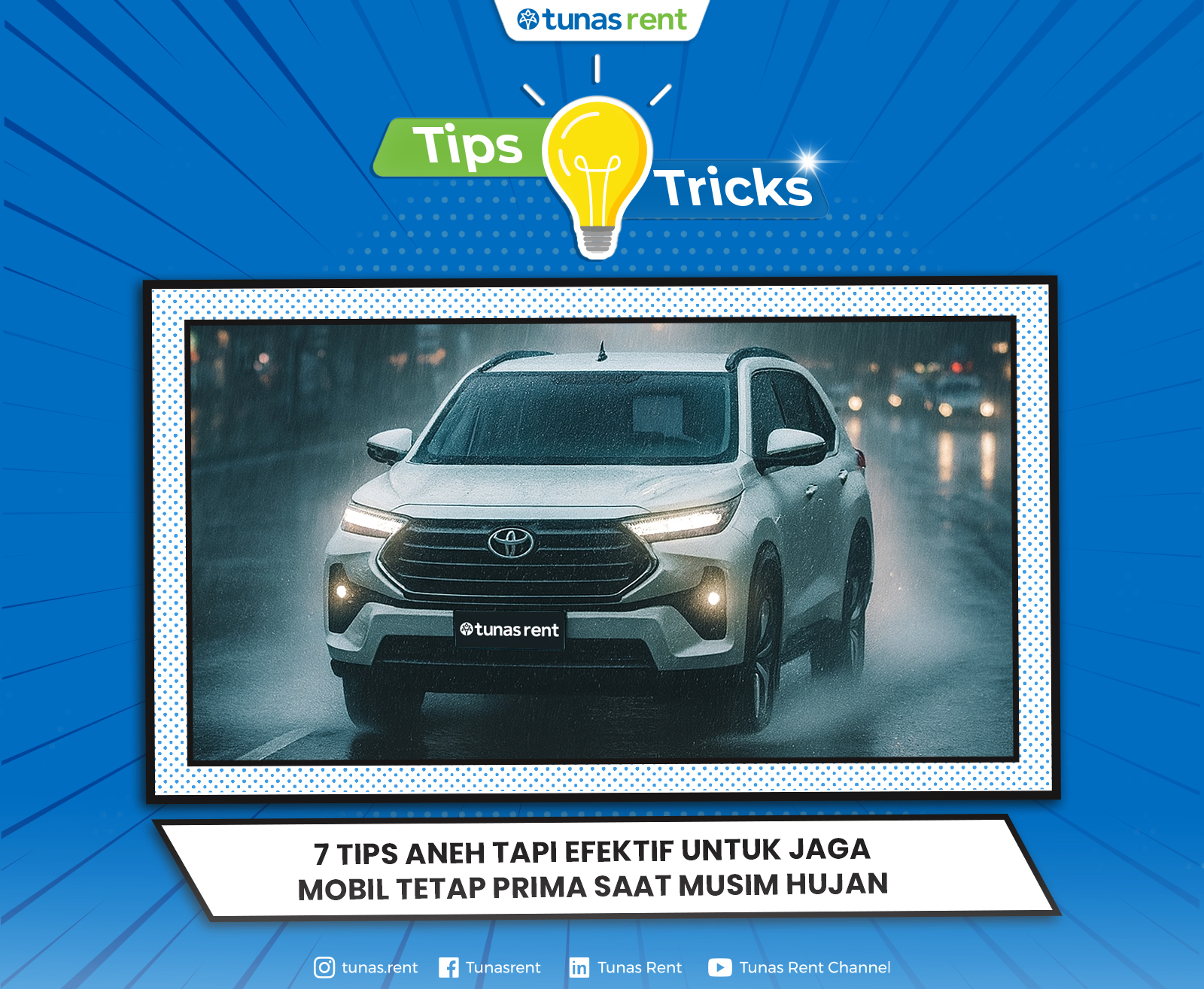 7 Tips Aneh Tapi Efektif untuk Jaga Mobil Tetap Prima Saat Musim Hujan